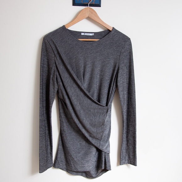 Alexander Wang Tops - T Alexander Wang wrap top Size Large
